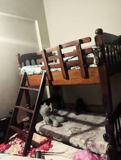 Bunker bed , double bed for kids Sheesham wood.