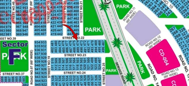 10 Marla Corner Plot With Extra Land