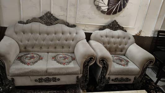 white sofa set