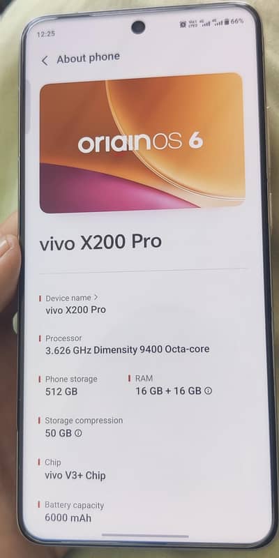 Vivo X200 Pro 16GB/512GB PTA Approved