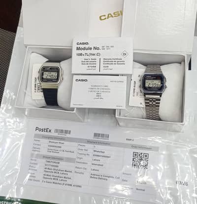 Casio F-91, A-159.100% original brand new in box with warranty