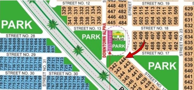 38 Marla Park Facing and Corner plot