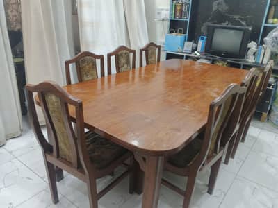Dining table with chairs