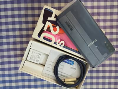 SAMSUNG A20S FOR SELL ORIGINAL BOX, CHARGER WITH CABLE