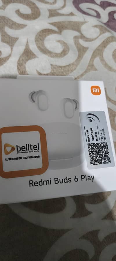 mi air buds 6 play from omaan available in Lahore box pack