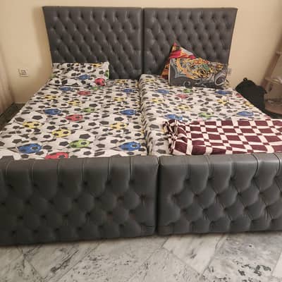 2 single bed