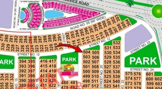 1 Kanal Corner and Park Facing with Extra Land