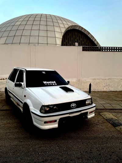 Toyota Starlet Modified Car Straight Piping Fire kit