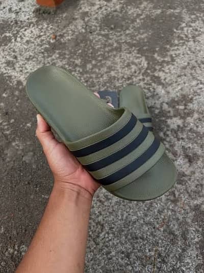 Adidas Adillete Aqua | Dark Green | ORIGINAL