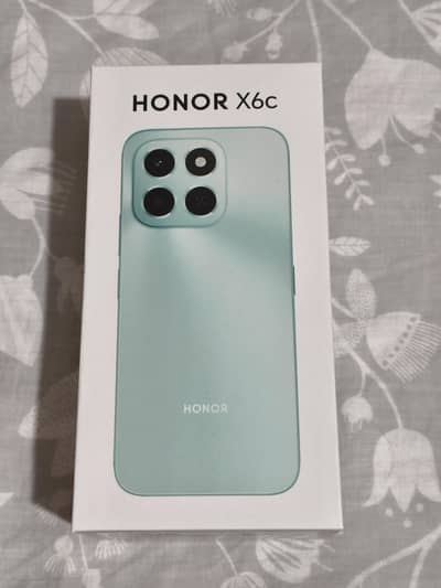 HONOR X6c Black (6/128)– 2 Days Used (Box & Original Charger Included)