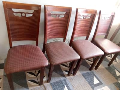 6 no's Dining chairs for sale .