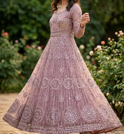 maxi with full sitara embroidery