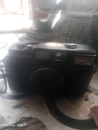 yashica camera and a cover
