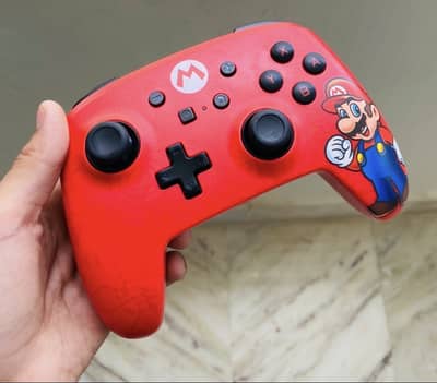 It is PowerA Enhanced Wired Controller for Nintendo Switch - Mario.