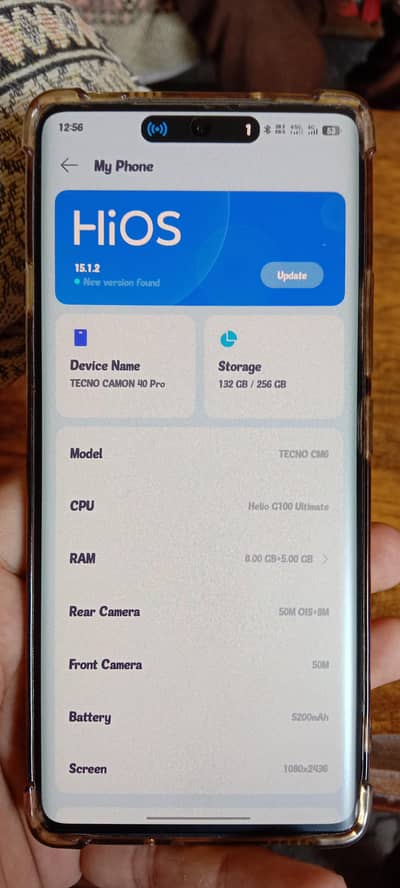 Tecno Camon 40 Pro - 9/10 Lush Condition - 256GB / 16GB RAM