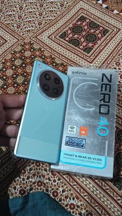 infinix zero 40 box and Mobile just  condition 10/10