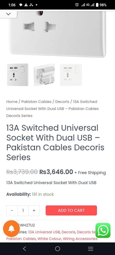 Mobile Charger + Light plug 