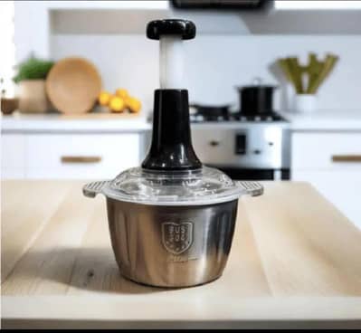 steel meat grinder