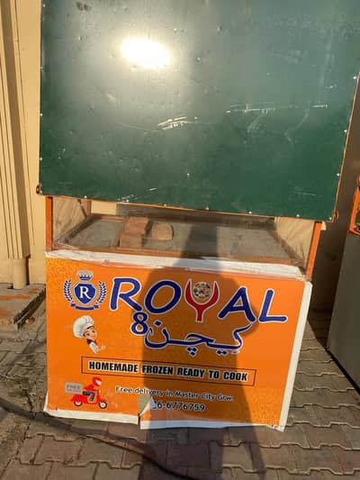 fast food counter with fryer n hot plate
