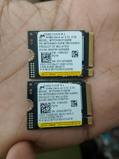 512GB m. 2 gen4 SSD