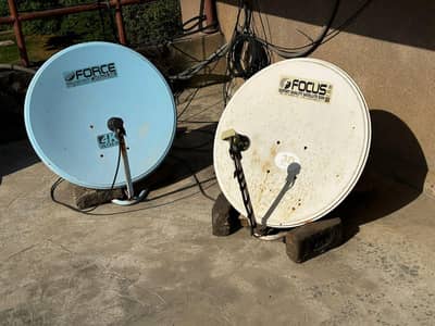 urgent sale 2 Dish Antennas with a receiver
