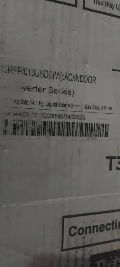 haier 1 ton inverter ac model no 13usdc