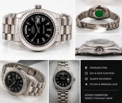 Stylish Rolex Style Watch for Sale – Excellent Look
