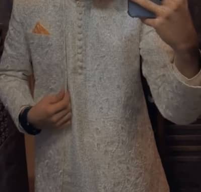 10/10 condition prince coat with shalwar kameez clean and 1 time used