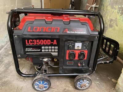 Loncin LC3500D-A Generator - 10/10 Condition (Without Battery)