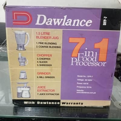 Dawlance Food Processor DFP-7 (7-in-1)