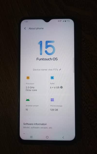 Vivo y17s