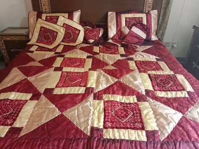  Bridal Jacquard Bed Set – 9 Luxurious Pieces | Perfect Wedding Gif