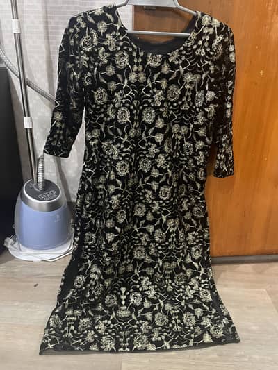 Velvet three piece - stitched