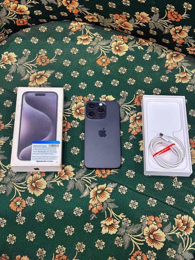 iphone 15 pro jv 128gb complete box