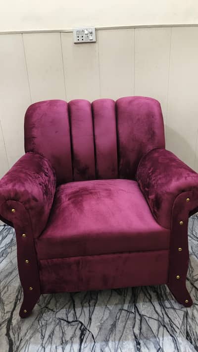 velvet sofa