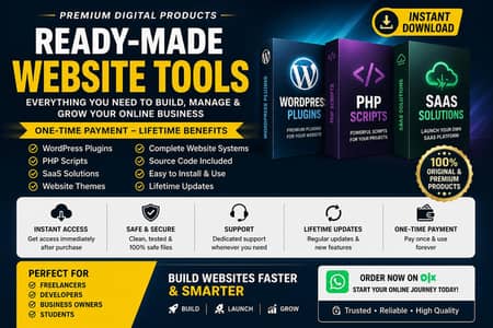 Premium Website Scripts | WordPress, PHP, SaaS Tools & Source Code