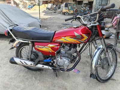 Honda cg 125 Karachi nub 2021 model  register 2022 sealed engine koi k