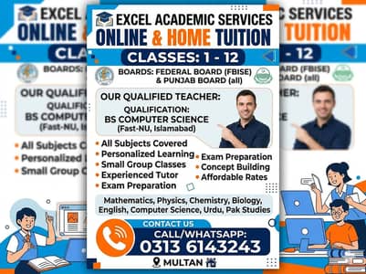 Home tution / Teacher / academy