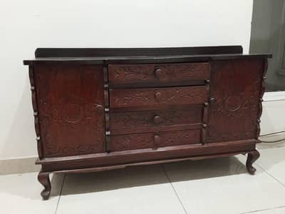 SolidSolid Wood TV Console / Sideboard Cabinet for Sale