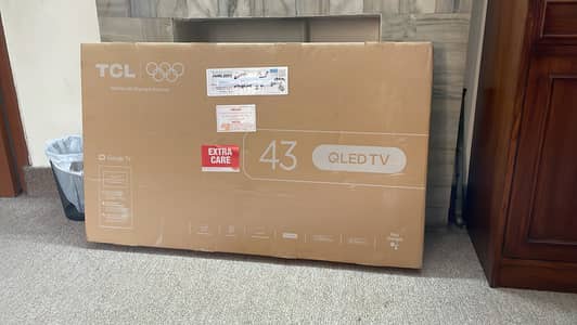 TCL 43 inch QLED Smart (Brand New] for sale