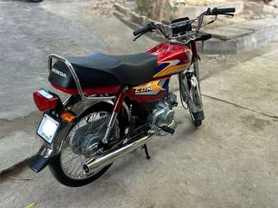honda cd-70 lush condition