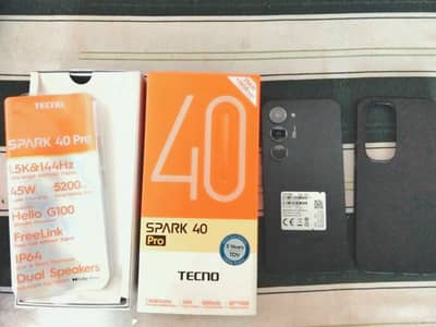 Tecno Spark 40 PRO only 3 Month Used With Box Charger Available Hai