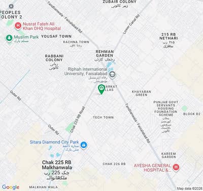 5 Marla House Double Story House For Sale Albarkat Villas Society Area Boundary Wall Near Fish Farm Near Ripha University Satiana Road Faisalabad