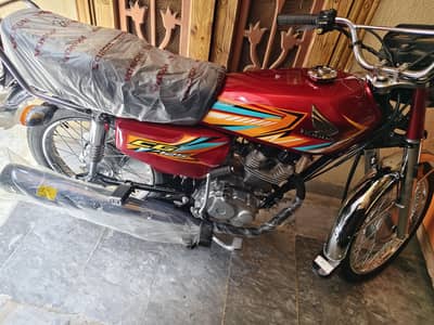 Honda cg 125 brand new urgent for sale,