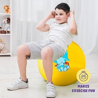 Multicolor Silicone Jumping Ball for Kids 1-12 Years Free Delivery