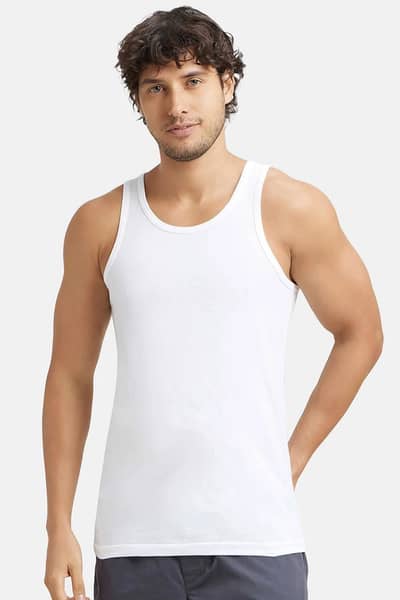 Men's Vest in 100% cotton
