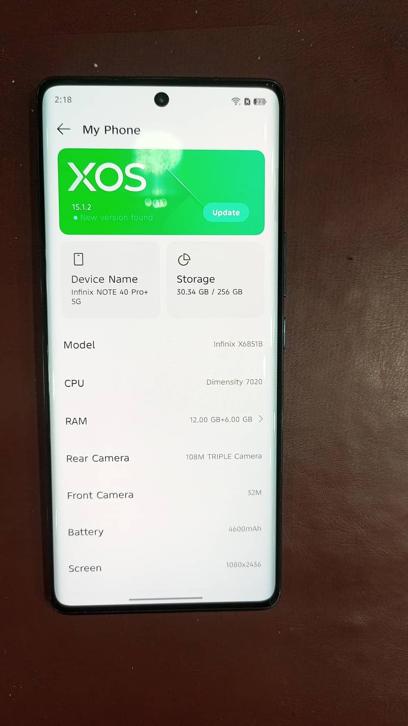 Note 40 pro plus 5g 2