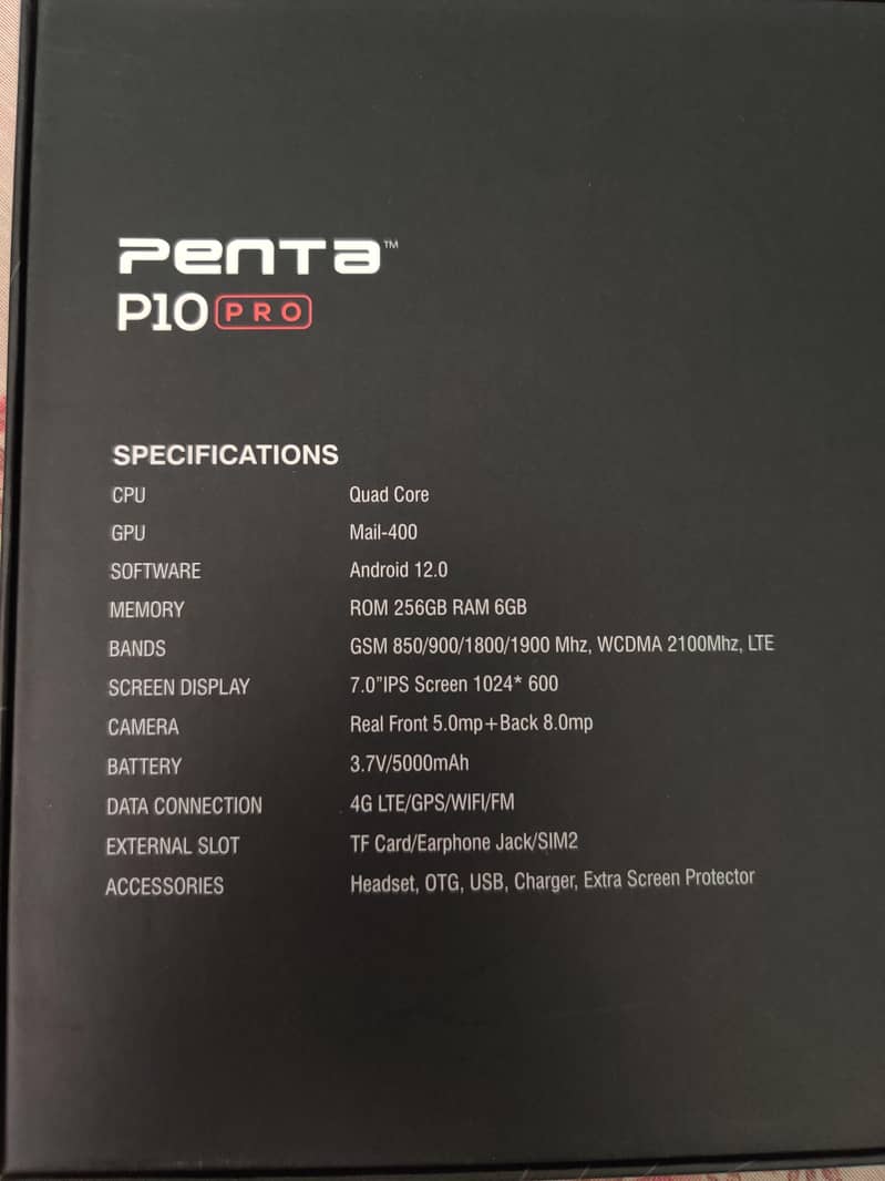 Tablet Penta P10 PRO 6