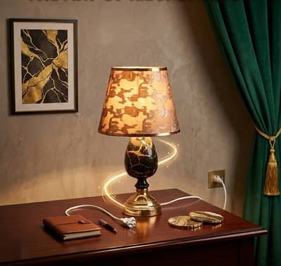 Ceramic black table lamp(imported)