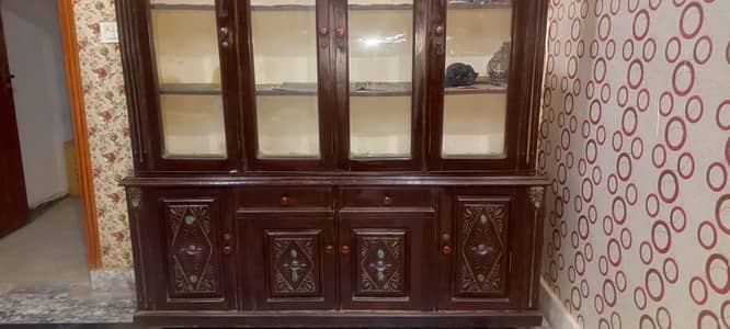 Wooden showcase